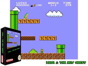 Luigi and the New Quest (SMB1 Hack) Cover